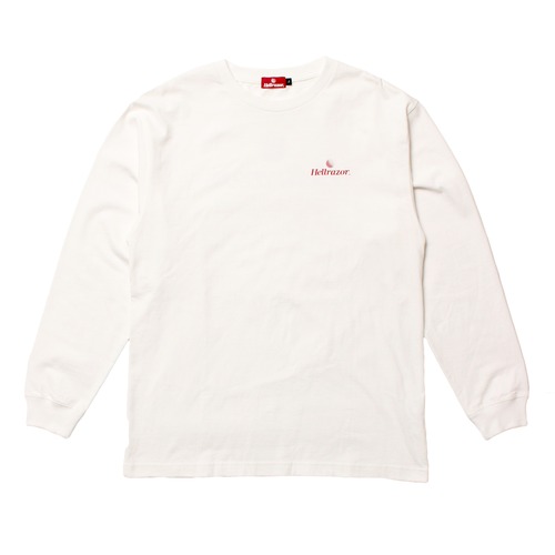 HELLRAZOR｜TRADEMARK LOGO L/S SHIRT -White-