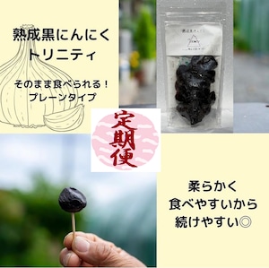 【定期便】　熟成黒にんにく1袋100ｇ入りを3袋セット