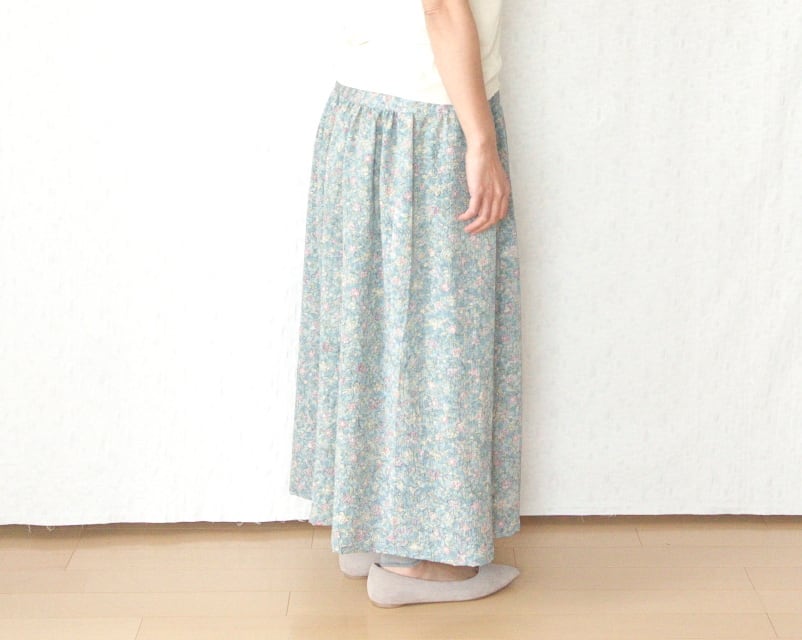 0465 ヨーク切り替えギャザースカート | MUhandwork 