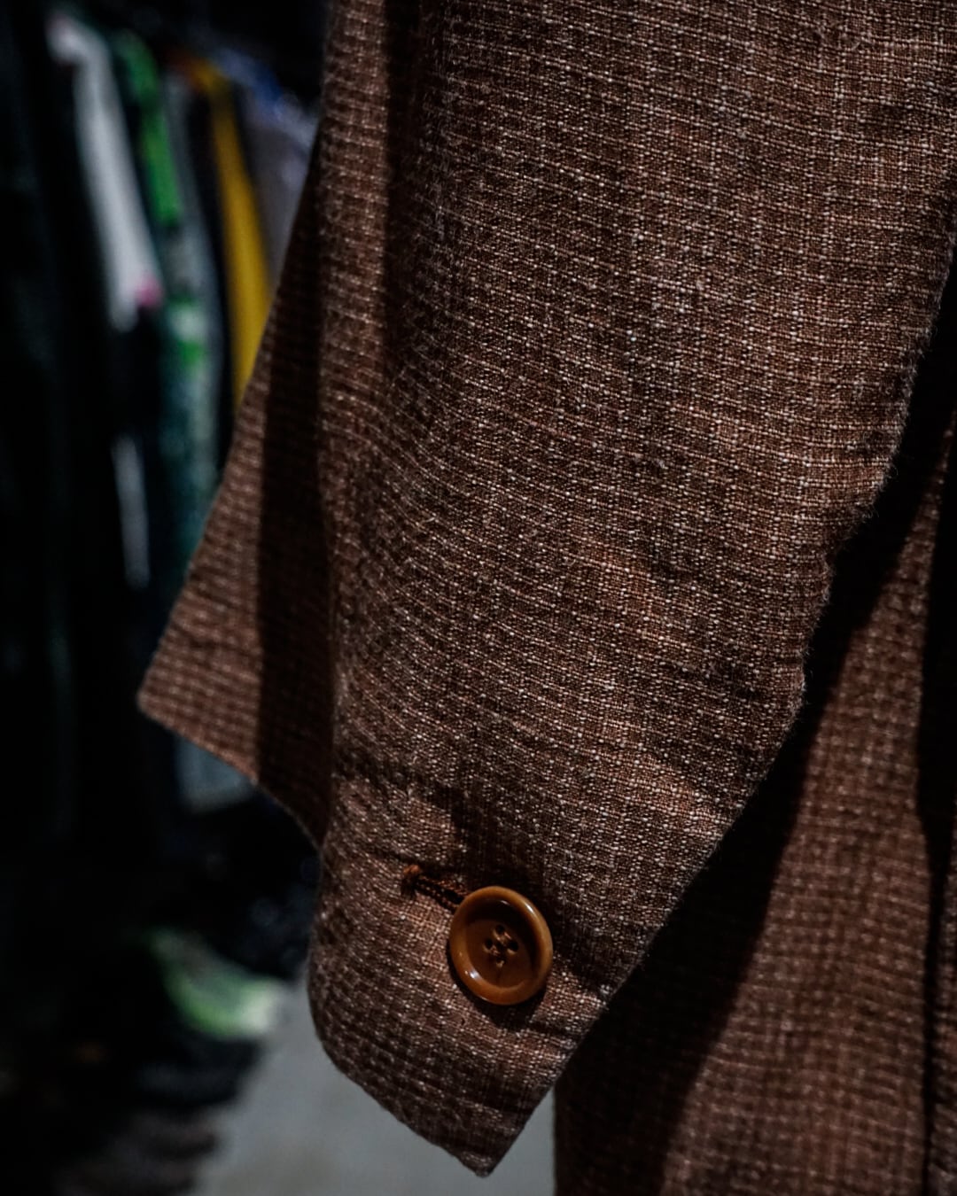 add (C) vintage】80's “ROMEO GIGLI” Vintage Linen Tailored Jacket