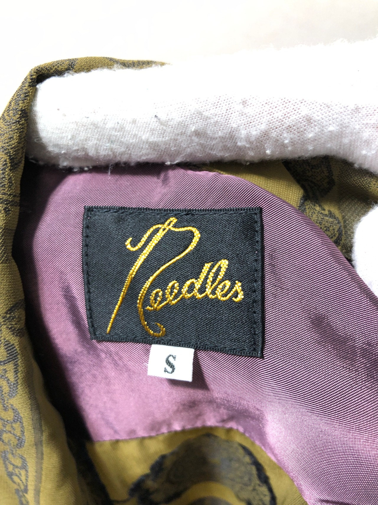 030909 NEEDLES S/S Classic Shirt PE/R Chain Border Jq. MR135 半袖 