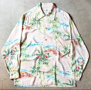 yaaaaaamama3.2様専用 1940's Long sleeve Hawaiian shirt