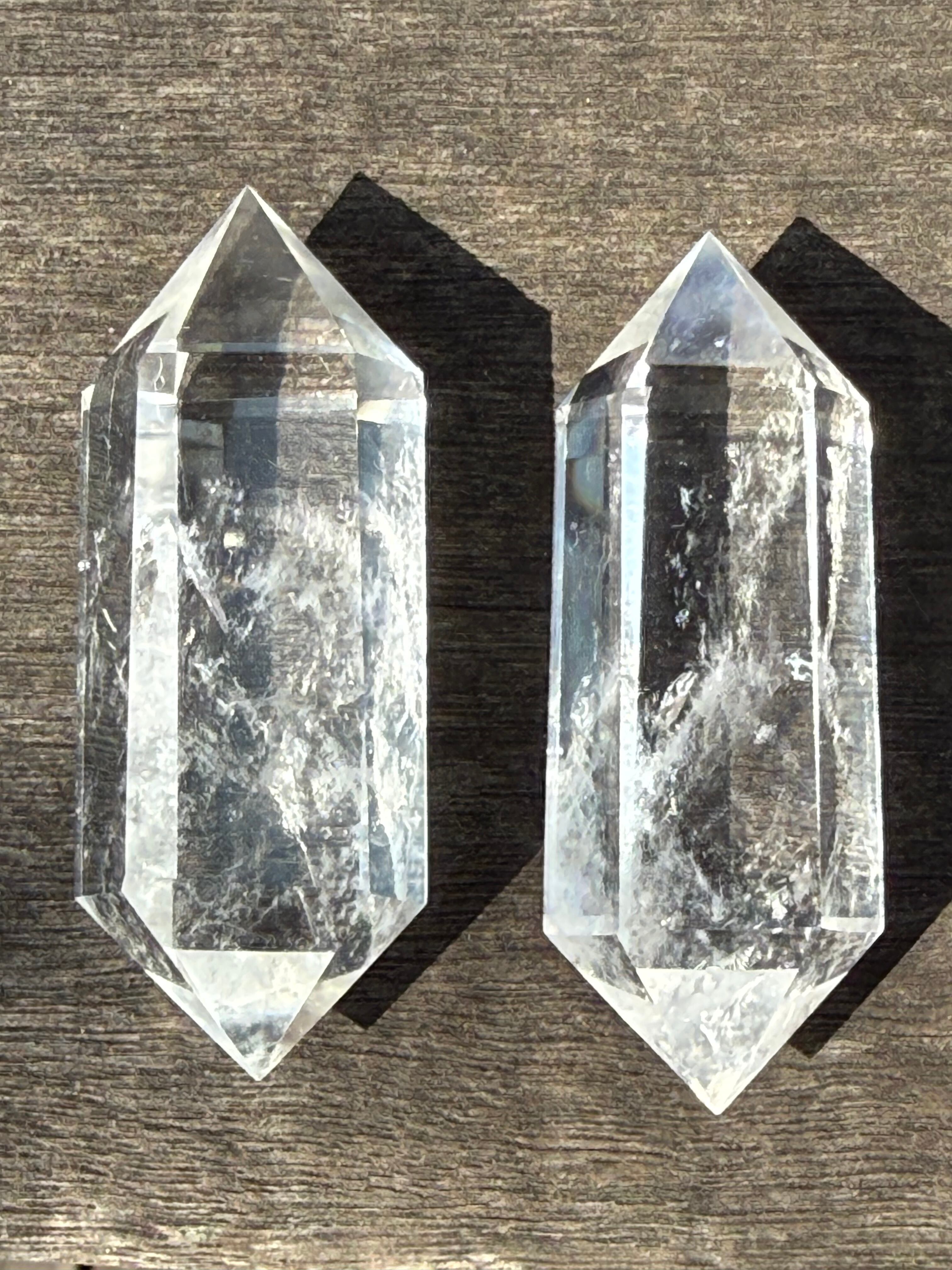 両剣水晶 ダブルポイント L