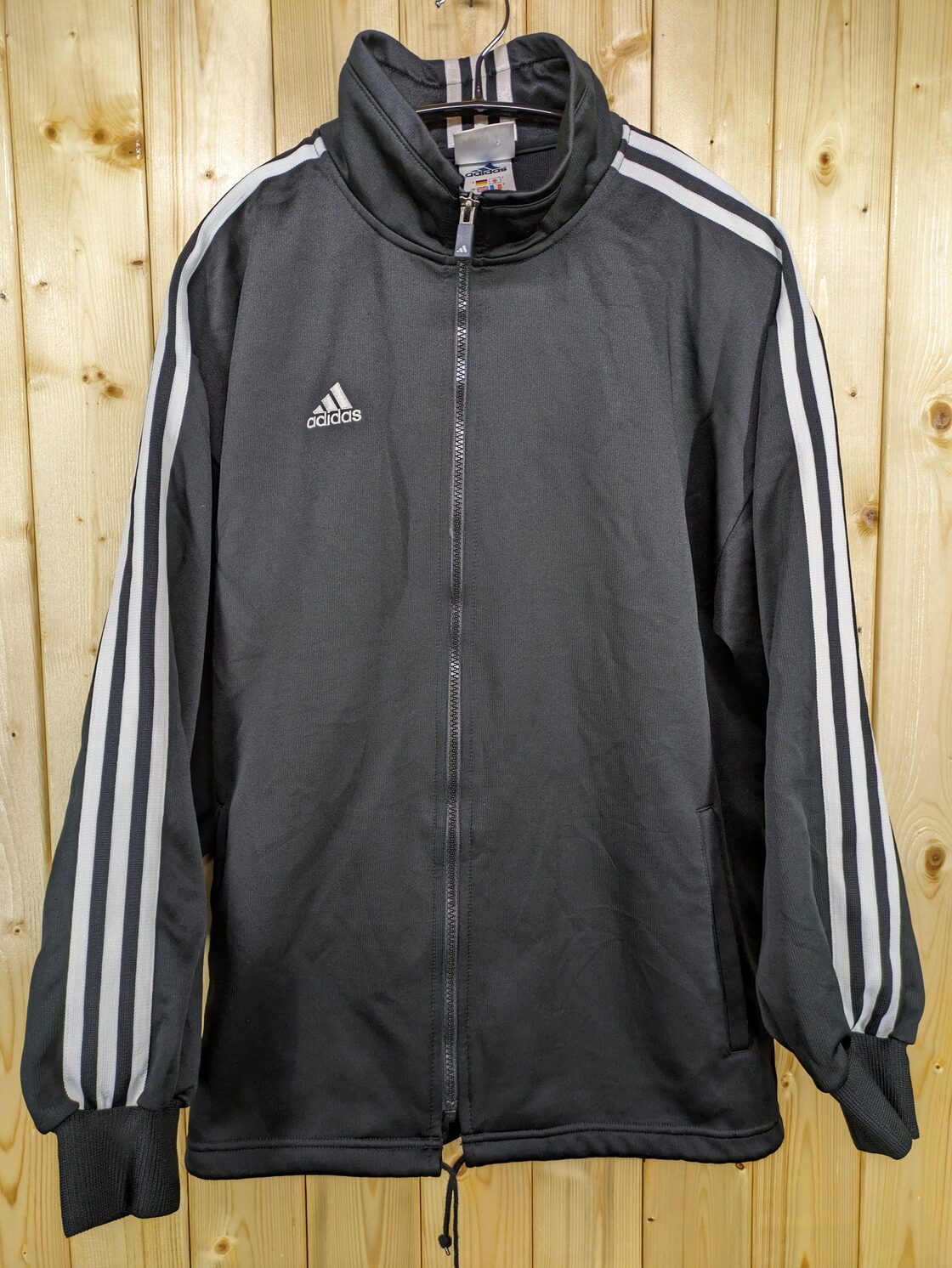 90s adidas トラックジャケット size:L ジャージ 万国旗タグ 3 