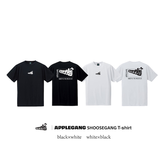 SHOSE GANG Tシャツ ブラックorホワイト