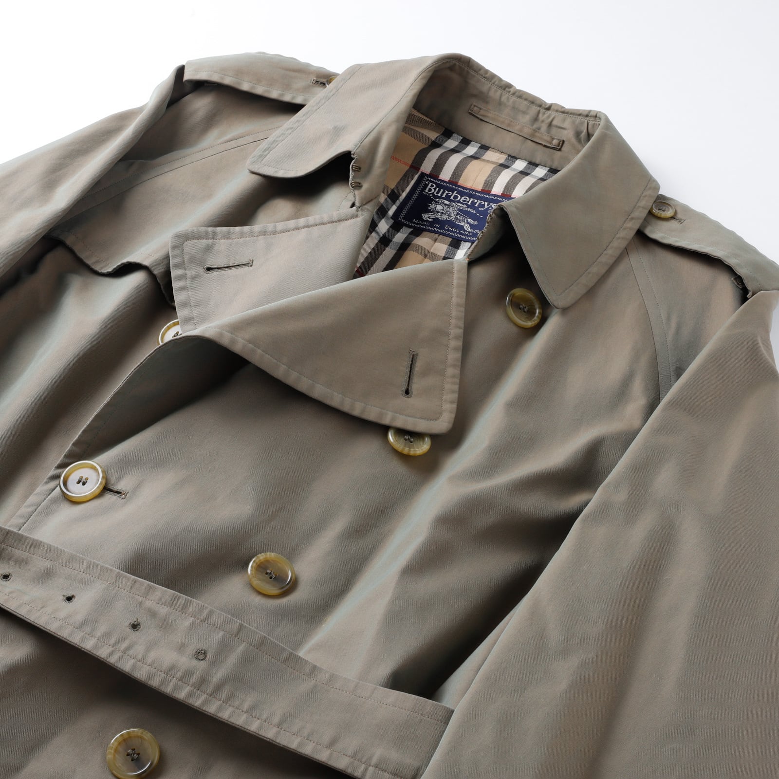 極美品】90s special vintage Burberry raglan coat trench coat  