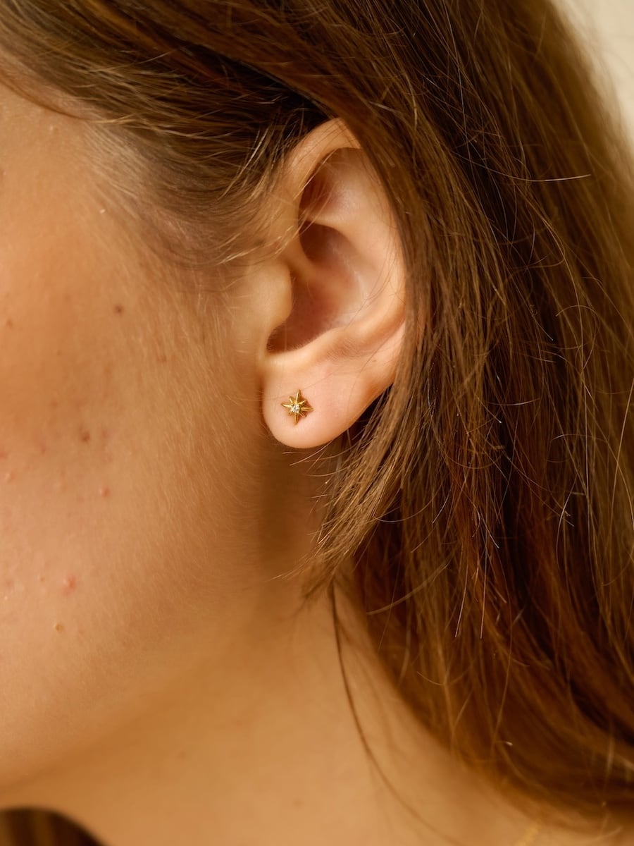 316L hawaiian Hōkū pierce（ 片耳用 ）#p14 | rani