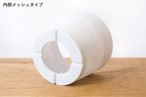 どっしり鉢(4号サイズ)｜ストーングレー