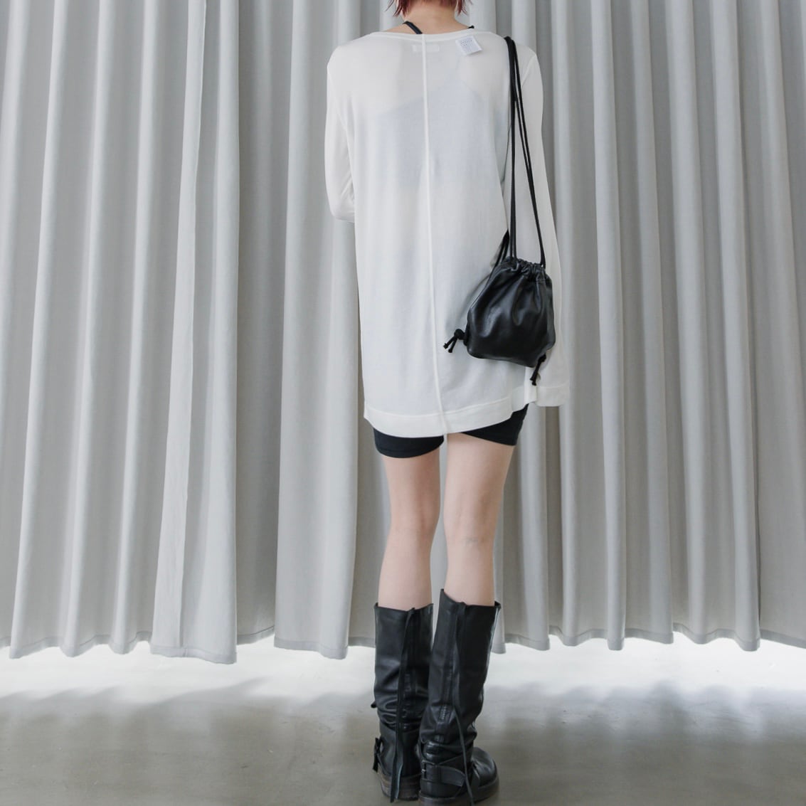 AO-96 mini leather knapsack | akio