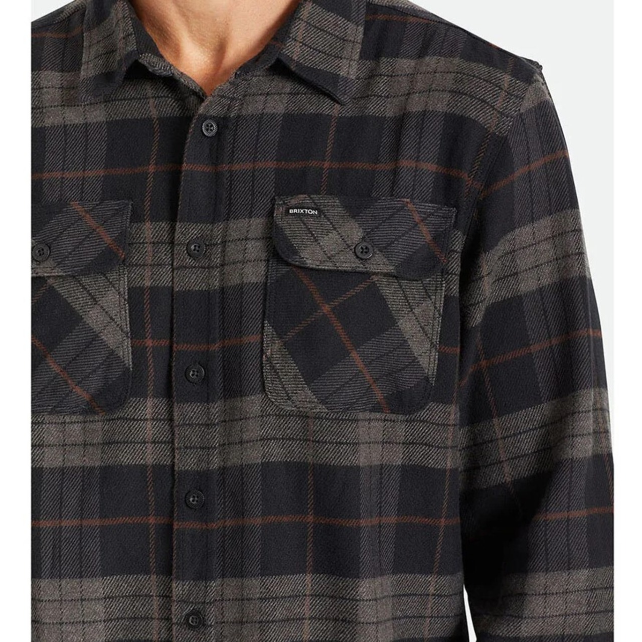 BRIXTON(ブリクストン) BOWERY L/S FLANNEL チェックシャツ 長袖シャツ 