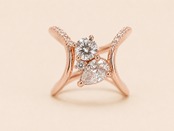 Arc Ring｜Pink Gold Plated