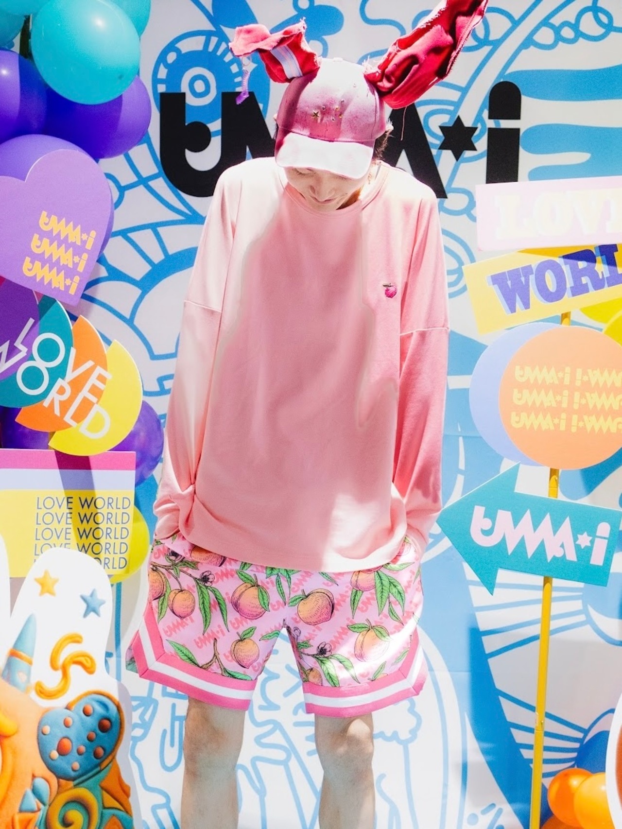 LONG SLEEVE TEE "PEACH" - 10