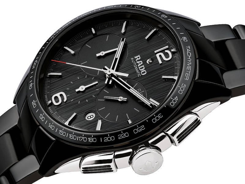 【RADO ラドー】HyperChrome Automatic Chronograph ハイパークロームクロノグラフ（ブラック）／正規輸入品