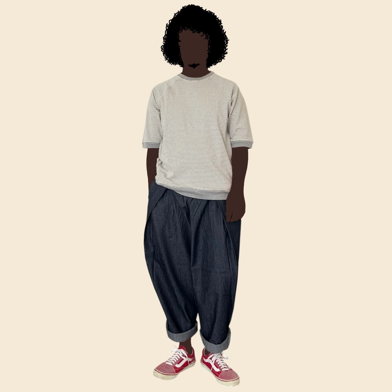 RELAX FIT by SUPERMARKET / Denim Beachpants ONE WASH - デニム