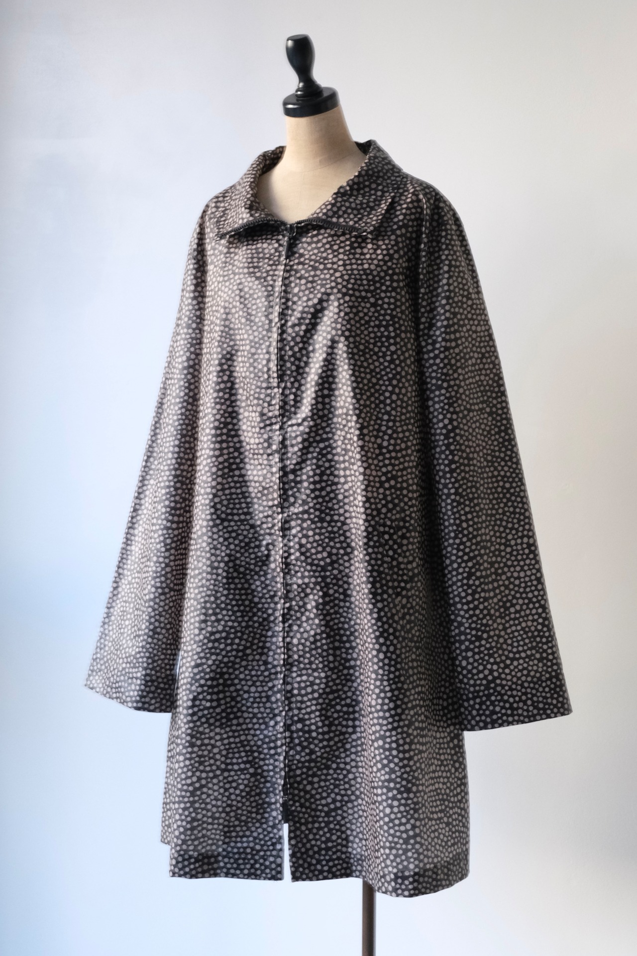 Marimekko hand drawn dots rain coat