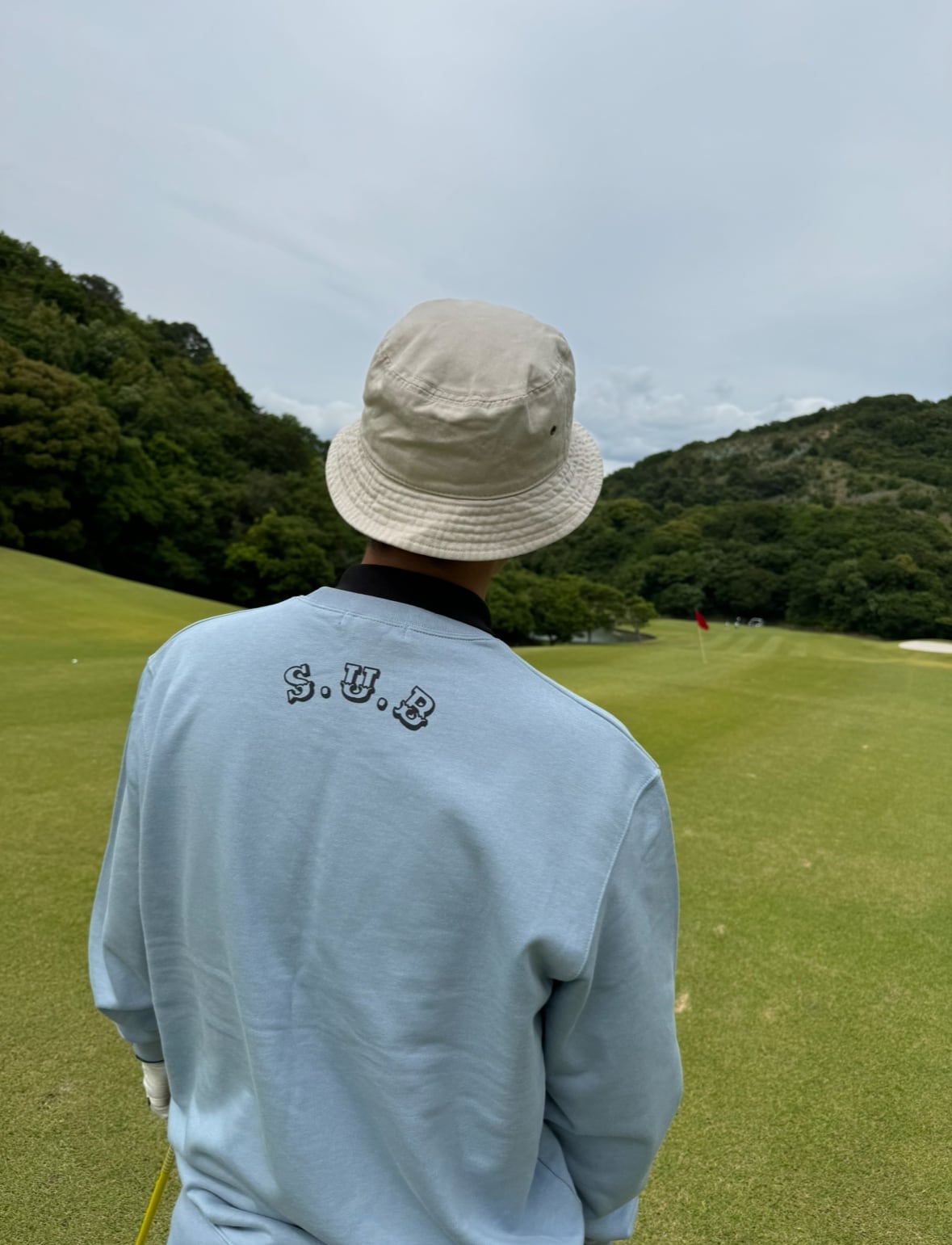 BANANA WEDGE SWEAT『SMOKY BLUE』 | subgreen golf
