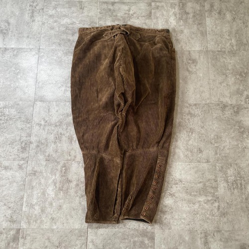 30-40s Falzar ジョッパーズ コーデュロイ ブラウン パンツ W39 詳細写真3