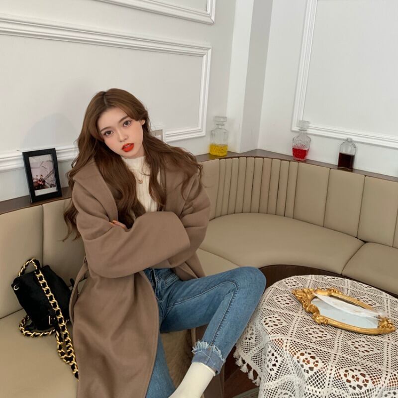 コート レディースオータムウィンタールーズスタイル 秋物 冬物 ブラックストロベリース54043777602