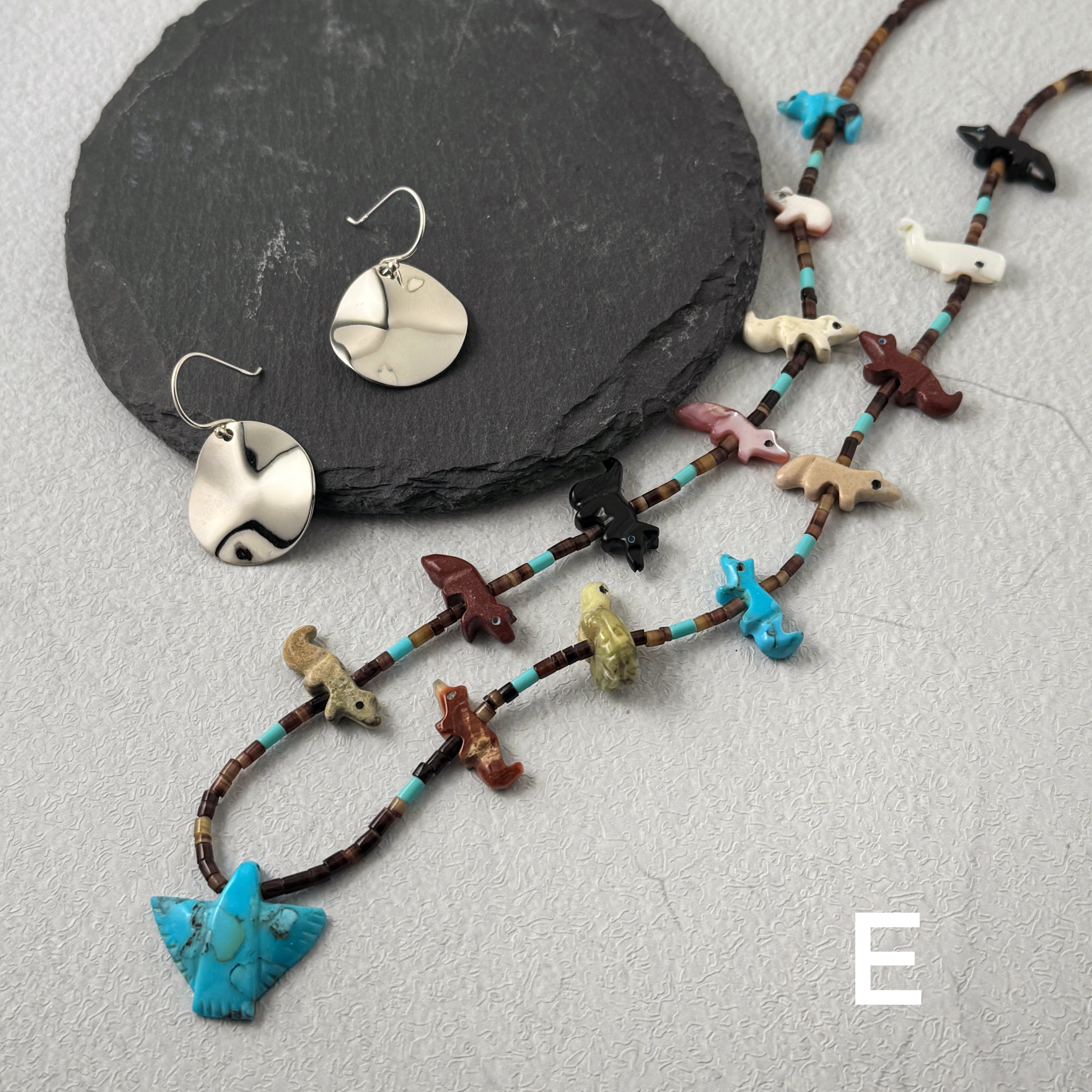 Indian Jewelry》マルチストーン フェティッシュネックレス | 【公式