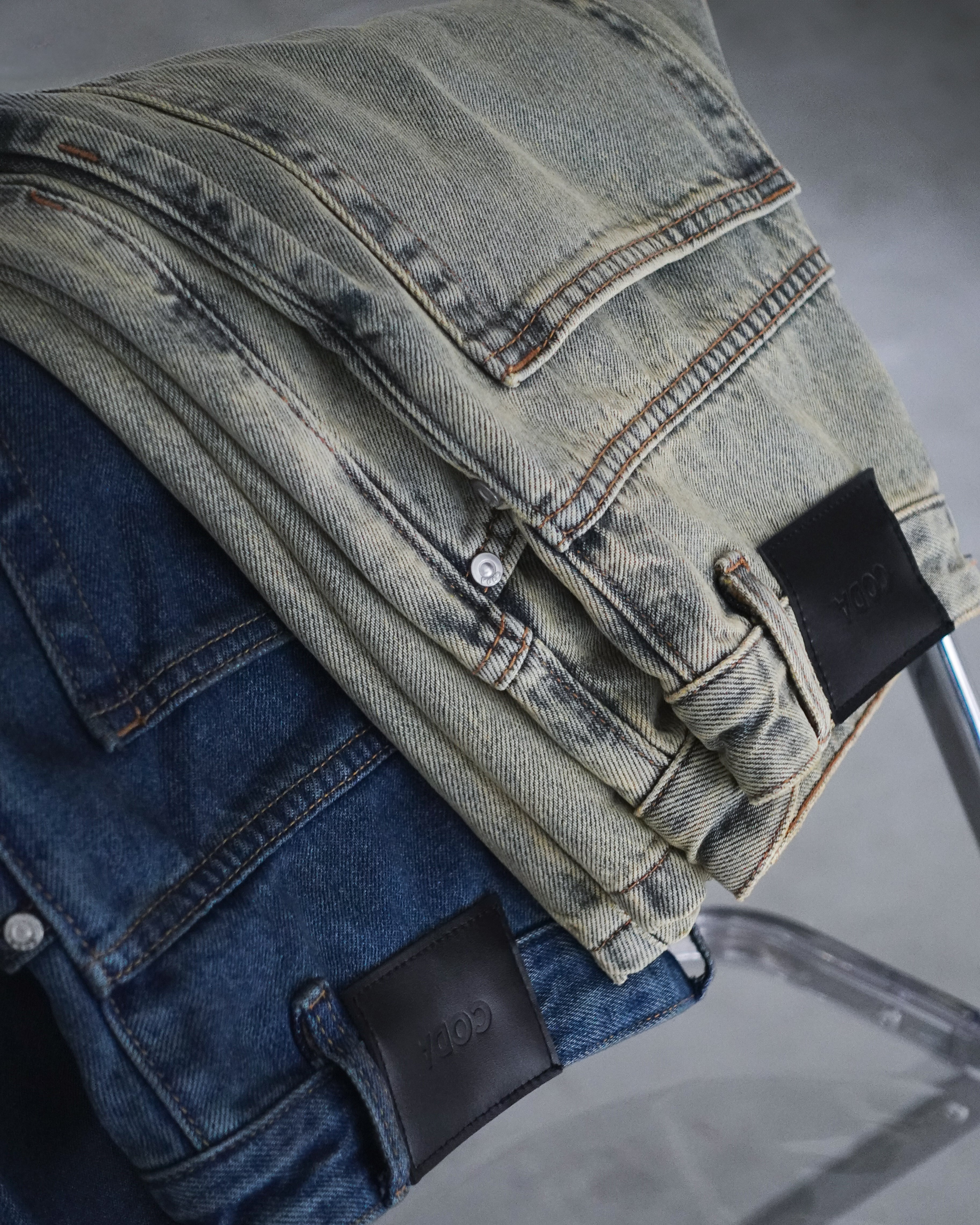 ジャケット・アウター CODA DESTROYED AGING OVERSIZED DENIM CODA