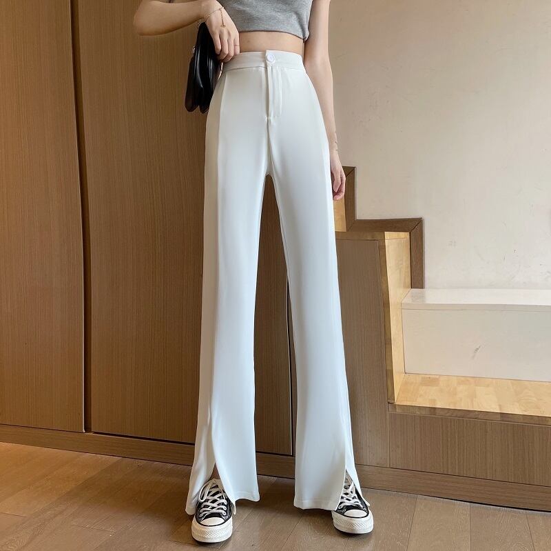 サマーカジュアルパンツ レディースハイウェスト 夏物 1号婦人37512372112