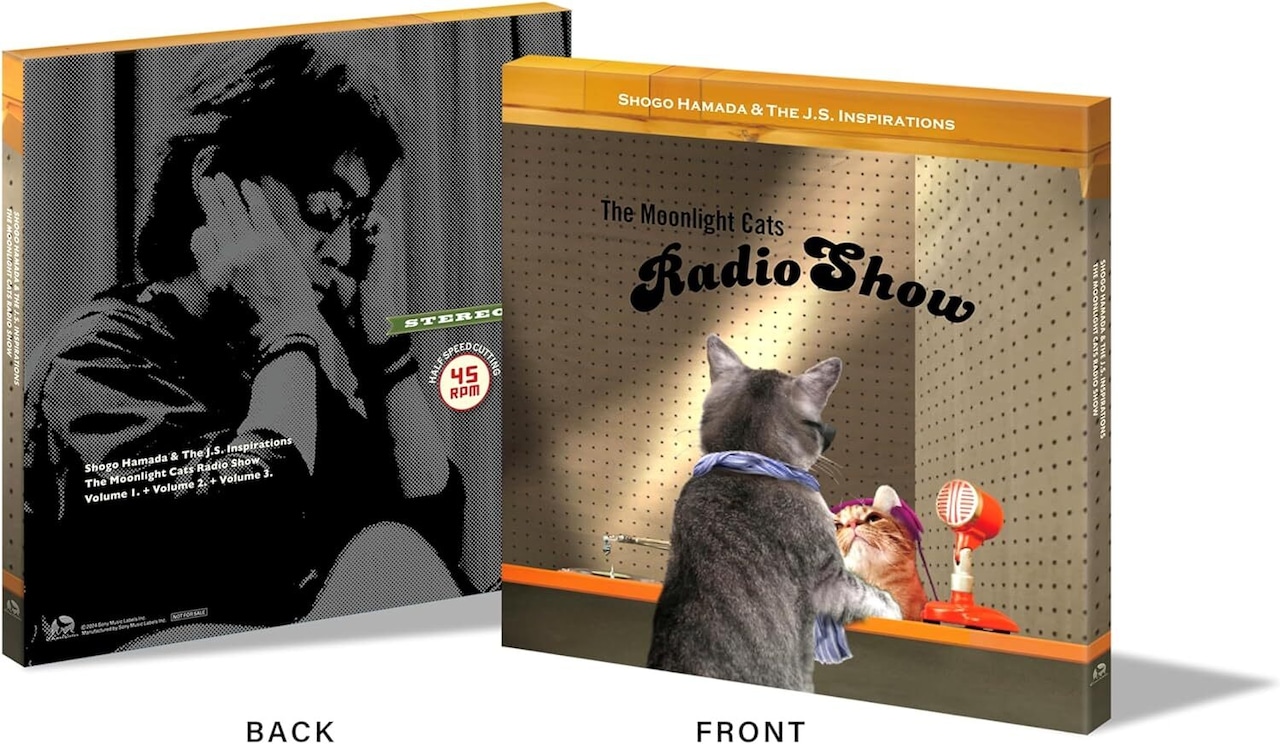 ●特典BOX付・アナログ盤3枚セット【完全生産限定盤】Shogo Hamada & The J.S. Inspirations「The Moonlight Cats Radio Show Vol. 1+ Vol. 2+ Vol. 3」アナログ盤(12インチ)