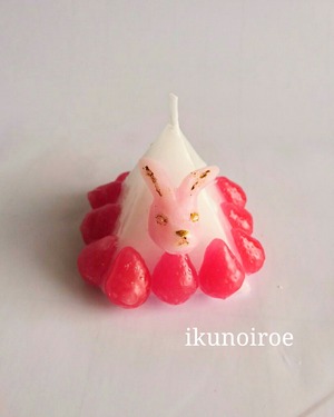 pyramid rabbit candle