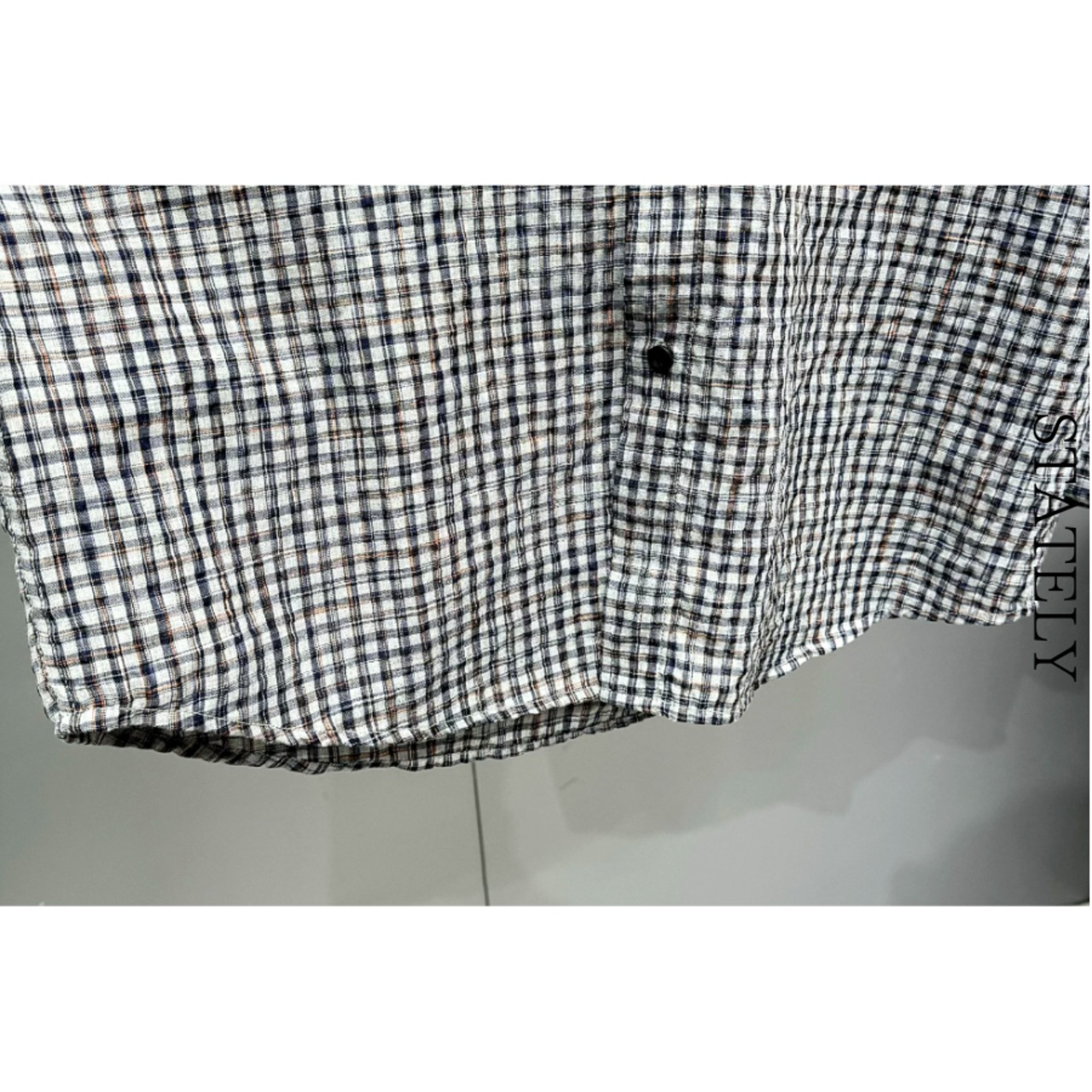 Grid Check シャツ/3color_T238・画像14