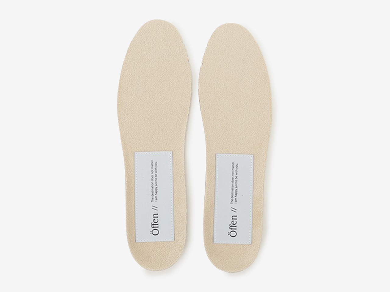 round insole-thin / BEIGE
