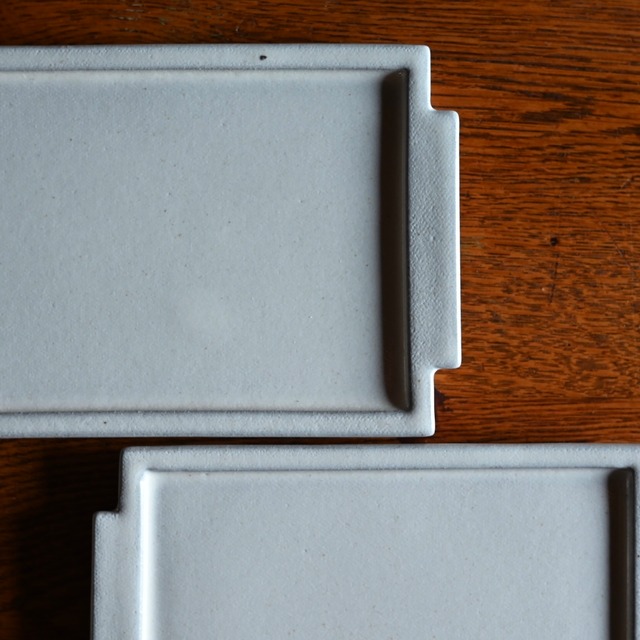 rpm / トレイ プレート 【大】 白妙〈陶器・食器・お皿 ・コイントレー・作家〉