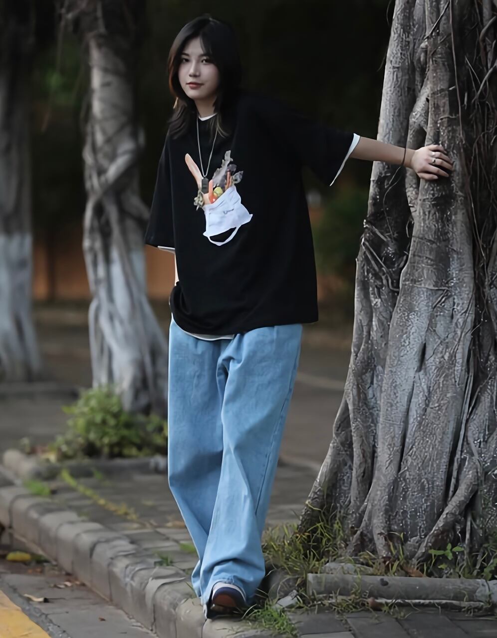 ワイドデニムパンツ / Wide-Leg Jeans | INOCENCE(イノセンス)｜ユニ
