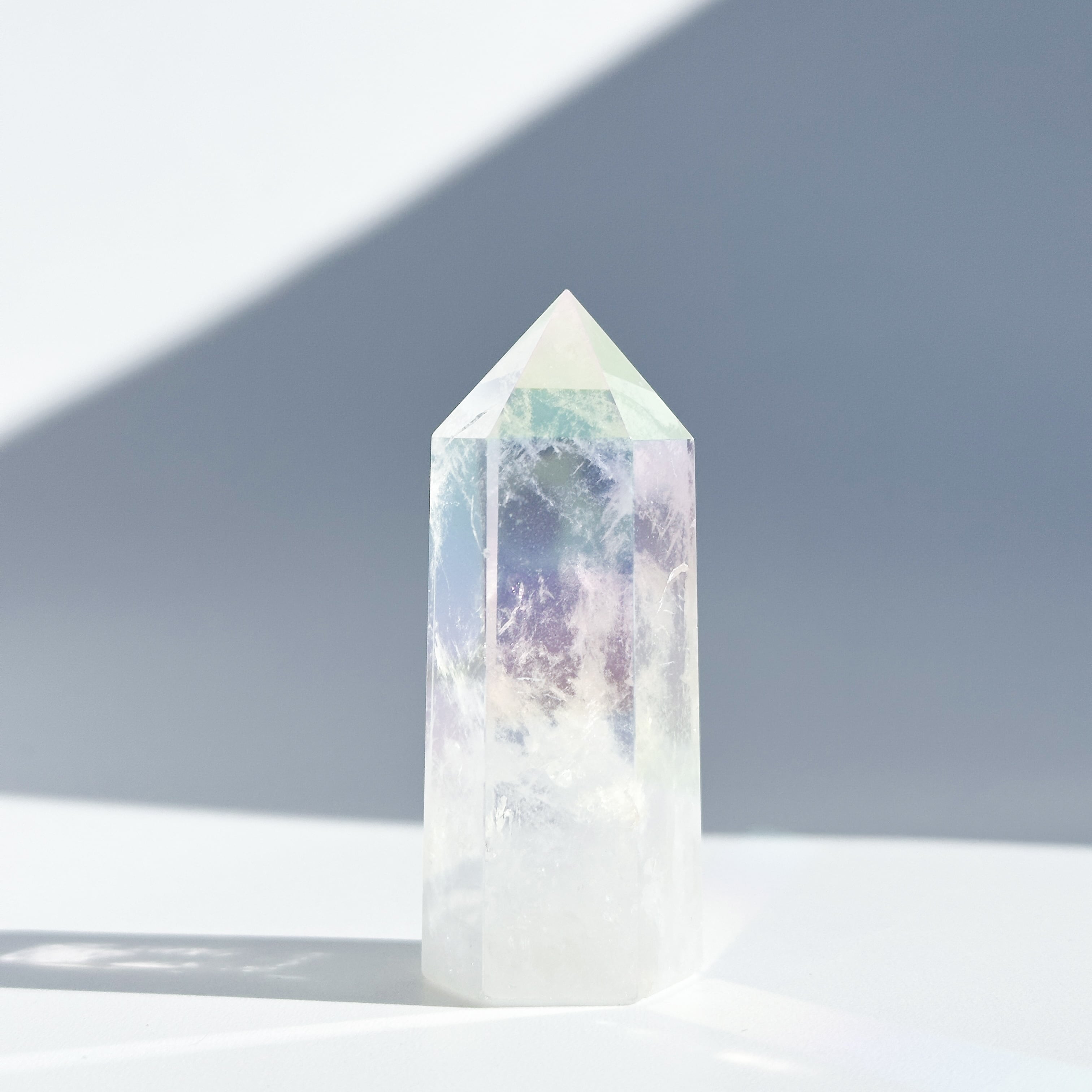 透明感◎エンジェルオーラクォーツ タワー84◇ Angel Aura Quartz