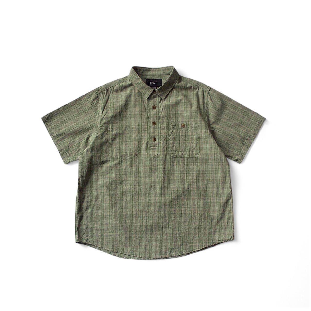 PWA, LINEN MIX P/O SHIRT | not wonder store
