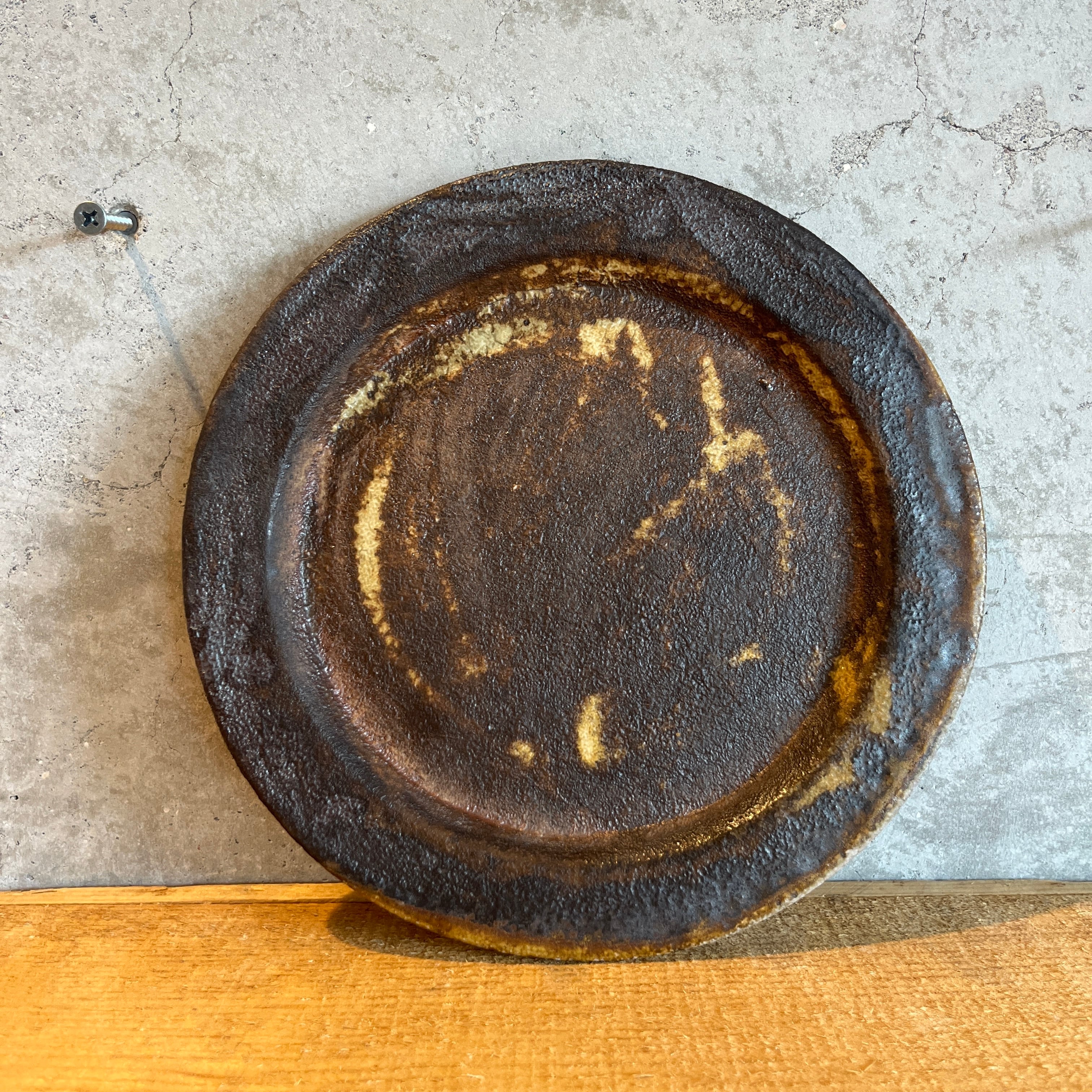 すゑもの亀屋 平沢崇義 焼〆リム皿