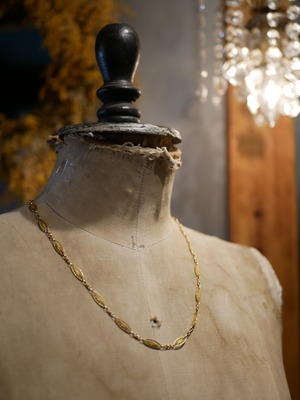 FN-03  アンティーク 18K フィリグリーネックレス フランスアンティーク