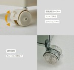 多機能ストレージカート 収納ワゴン キャスター付き モダンデザイン インテリア収納 移動式 多段収納 ハンドル付き 整理整頓 省スペース リビング収納 寝室収納