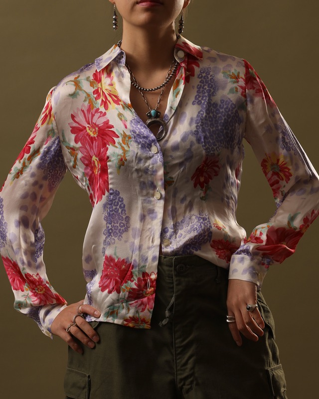1980's Emanuel Ungaro / Flower Shirt