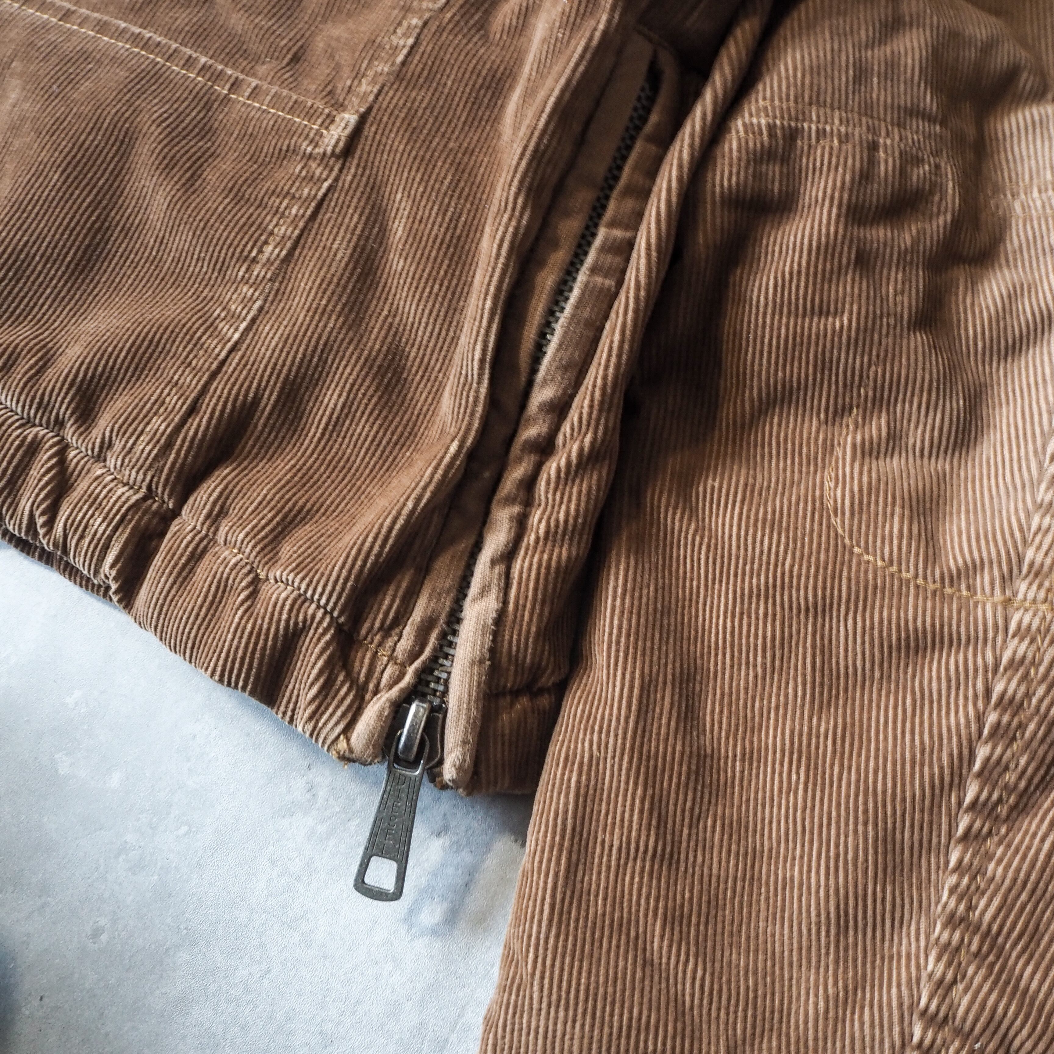 90s-00s “DIESEL” no collar corduroy multi zip bomber jacket 90年代 ...