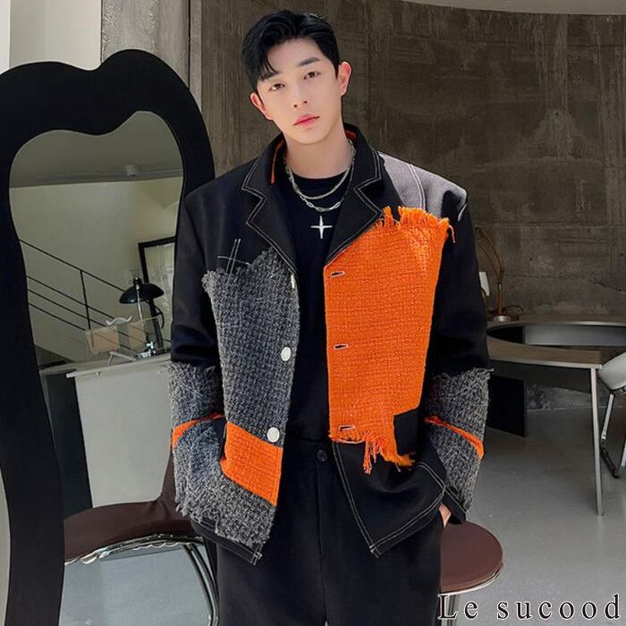 お支払い確認後20日以内発送】Le sucood リメイク風異素材切替