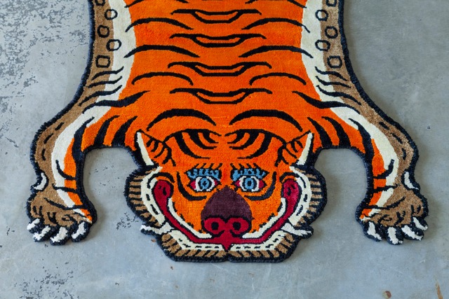 Tibetan Tiger Rug 《Sサイズ•シルク008》チベタンタイガーラグ