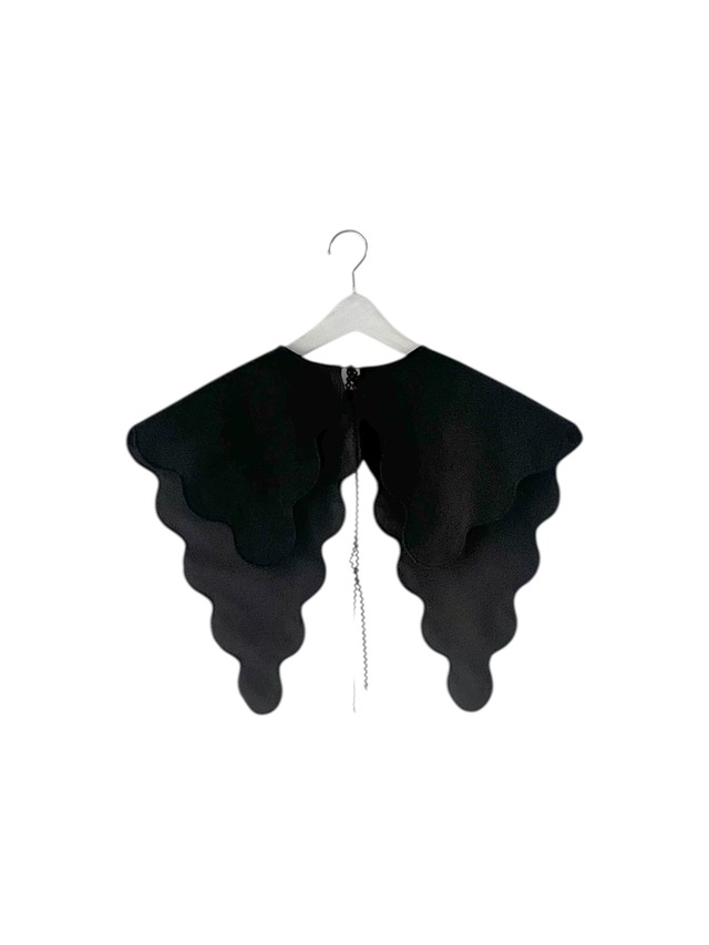 FULLY EMBROIDERY DECHABLE WAVY COLLAR / KIDS - F