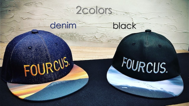 【fourcus.】フォトグラフキャップ　2colors