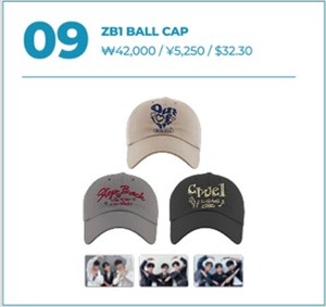 もごつ現地購入！予約販売/ 2025  ZEROBASEONE FAN-CON ［BLUE MANSION］OFFICIAL MD_BALL CAP