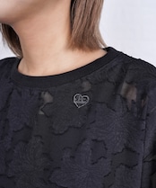【直営限定ITEM】オパールシフォンフラワーTOPS CQ-47120H
