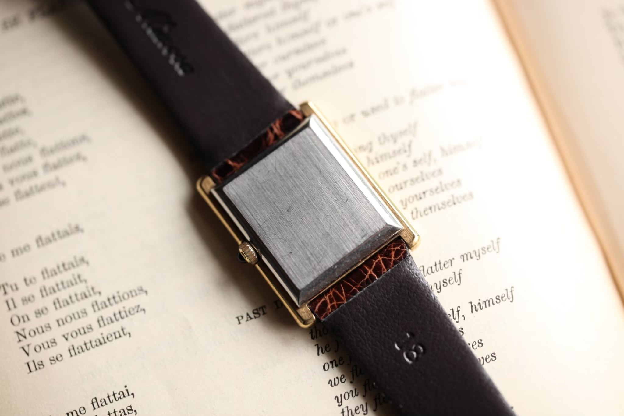 OMEGA】 1970's デヴィル タンク型 レクタンギュラー 角型 2針 OMEGA】 1970's デヴィル タンク型 レクタンギュラー 角型 2針