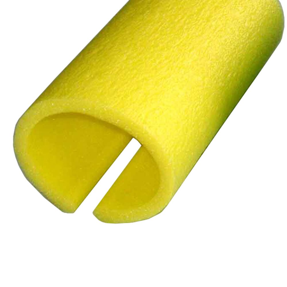 まんまるガードS イエロー 長さ1700mm 有効巾80〜120mm 内径約63Φ 40本セット 日大工業 000009