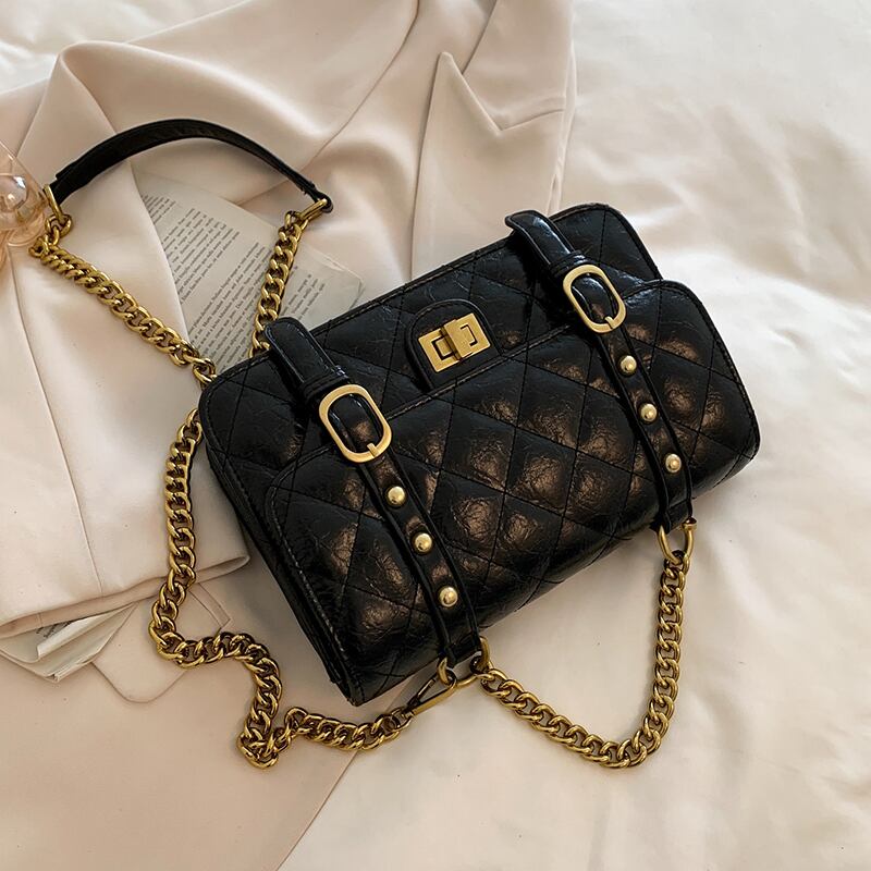 スタンダードチェーン オータムウィンター レトロ 秋物 冬物 メッセンジャーバッグ Tiancai_Wing_Bag35404084052