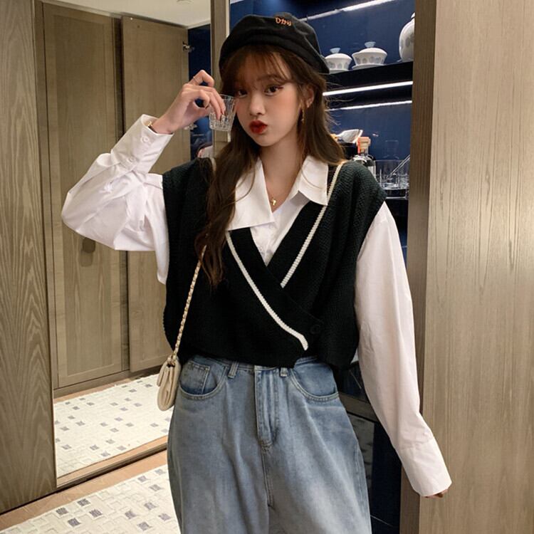 ニットスプリングカラーノースリーブ 春物 1号婦人58911236114