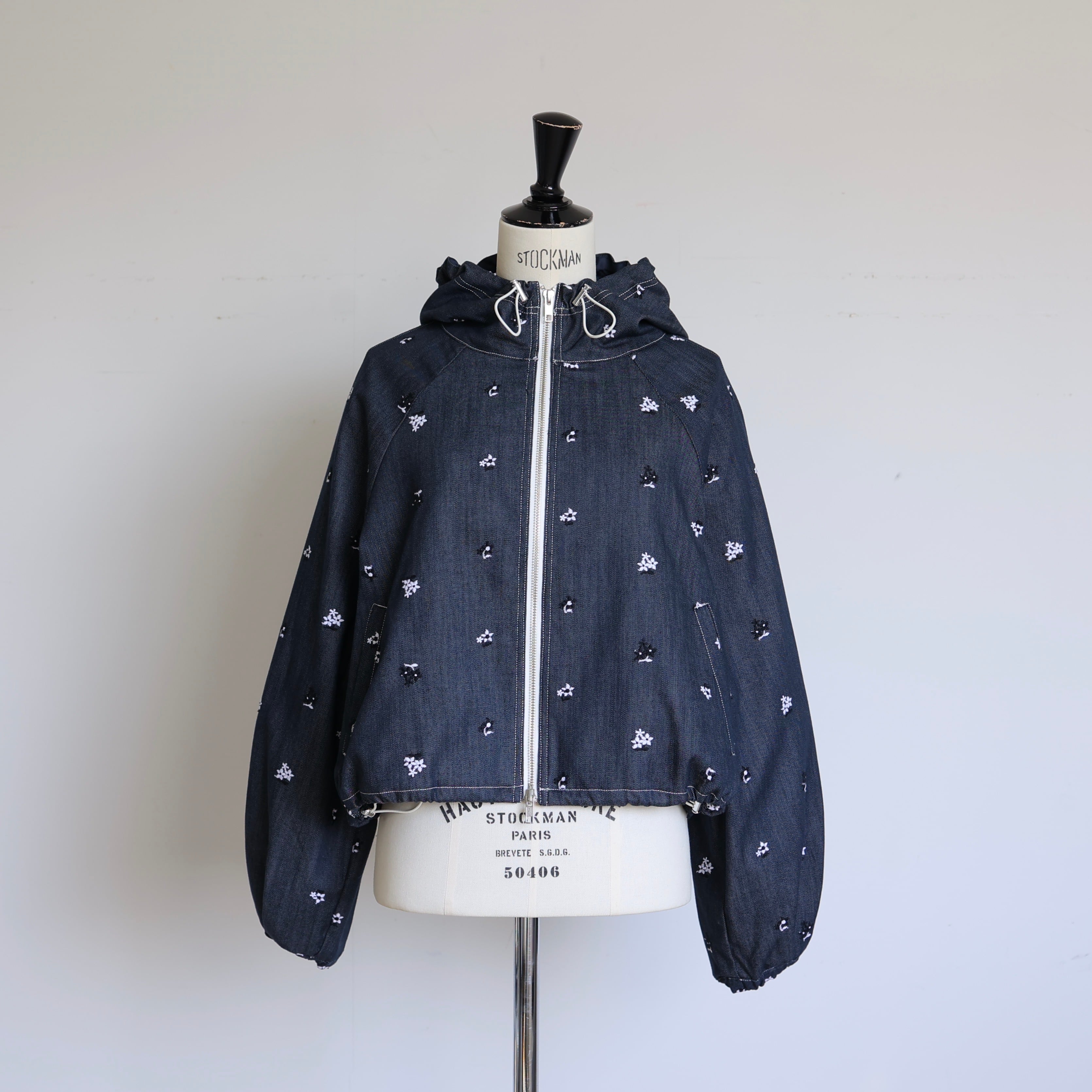Gypsohila Jaquard Blouson ジャガードブルゾン Jacquard Blouson Black | gypsohila