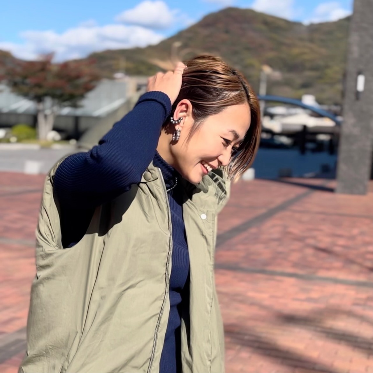 Lei イヤーカフ(片耳)ブラック